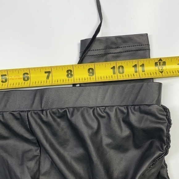 Punk Rave Goth Black Lace Up Leggings Size Small - Picture 10 of 12